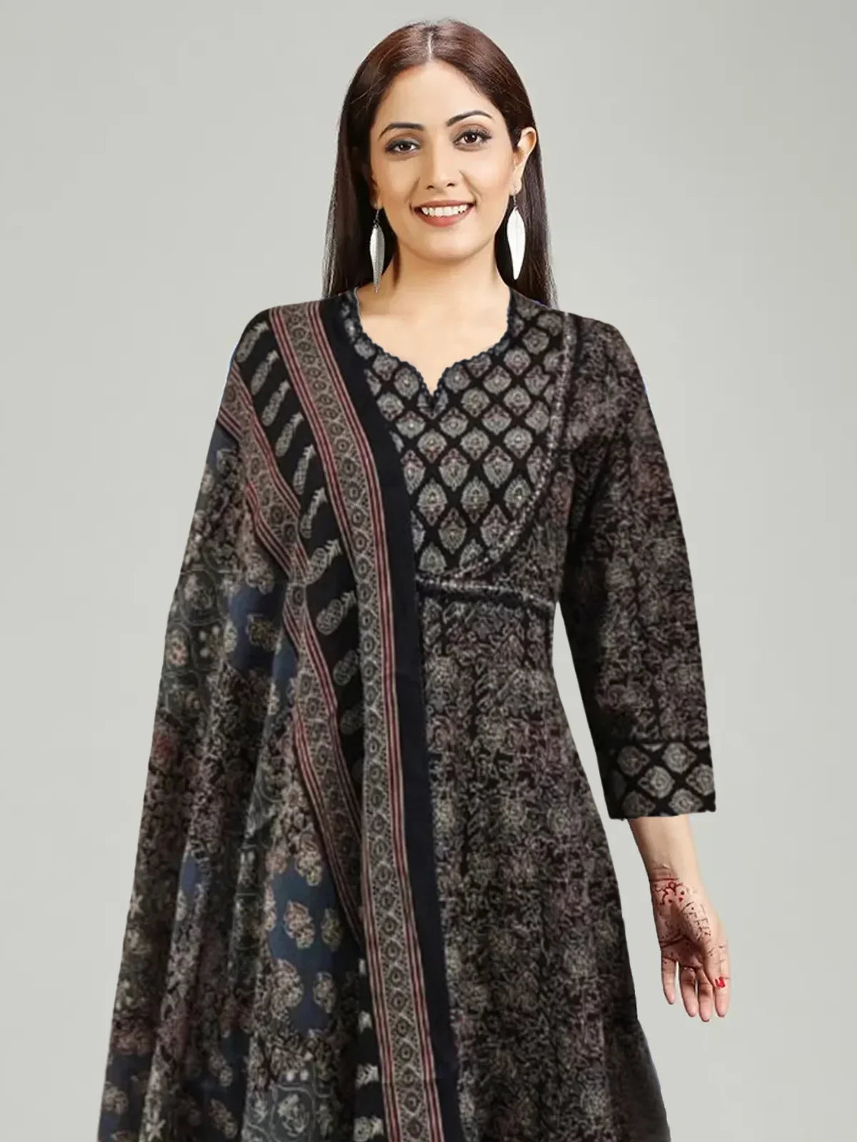 Frock Style Rajsthani Print Cotton