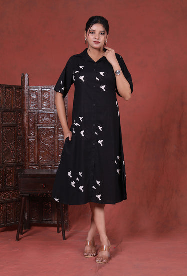 Dove Dress Black
