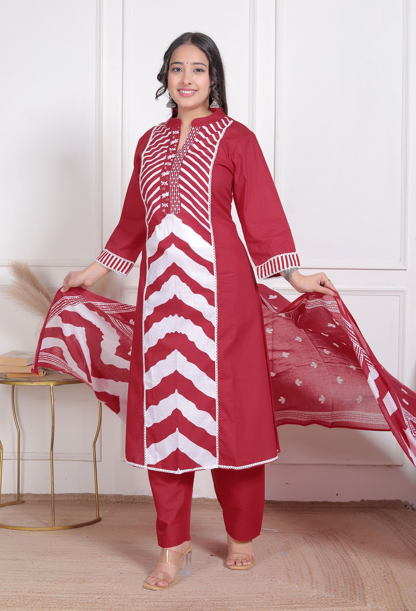 Gulnar 3 Piece Suit Set