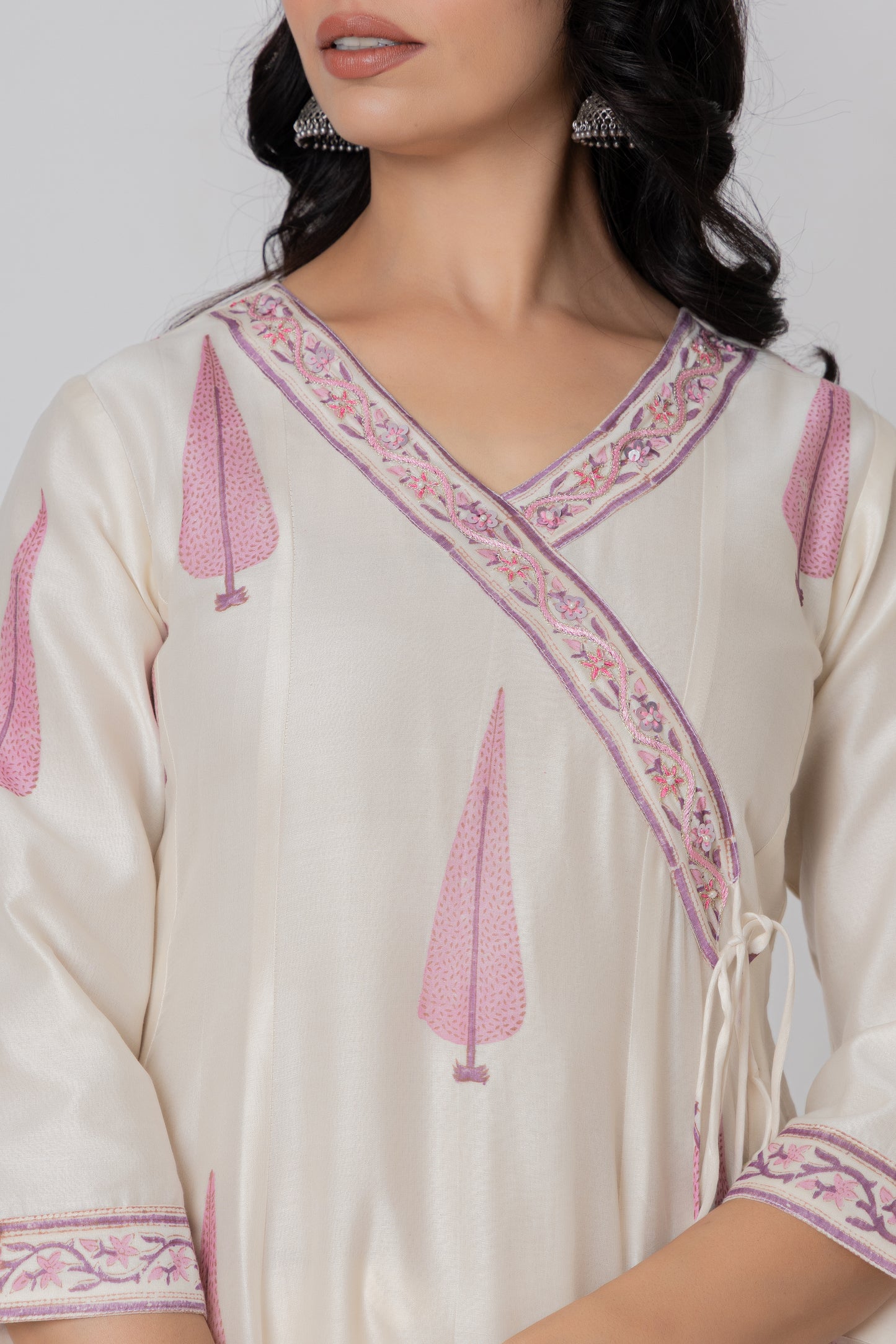 Printed Chanderi Suit