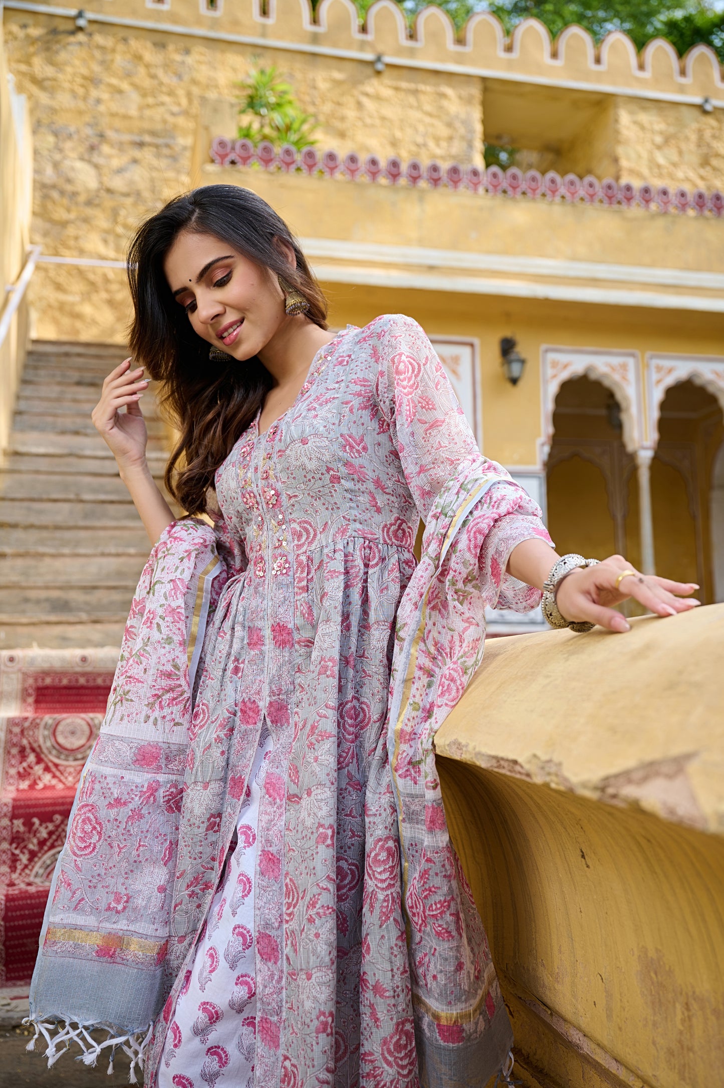 KOTA DORIA NECKLINE EMBROIDER WORK