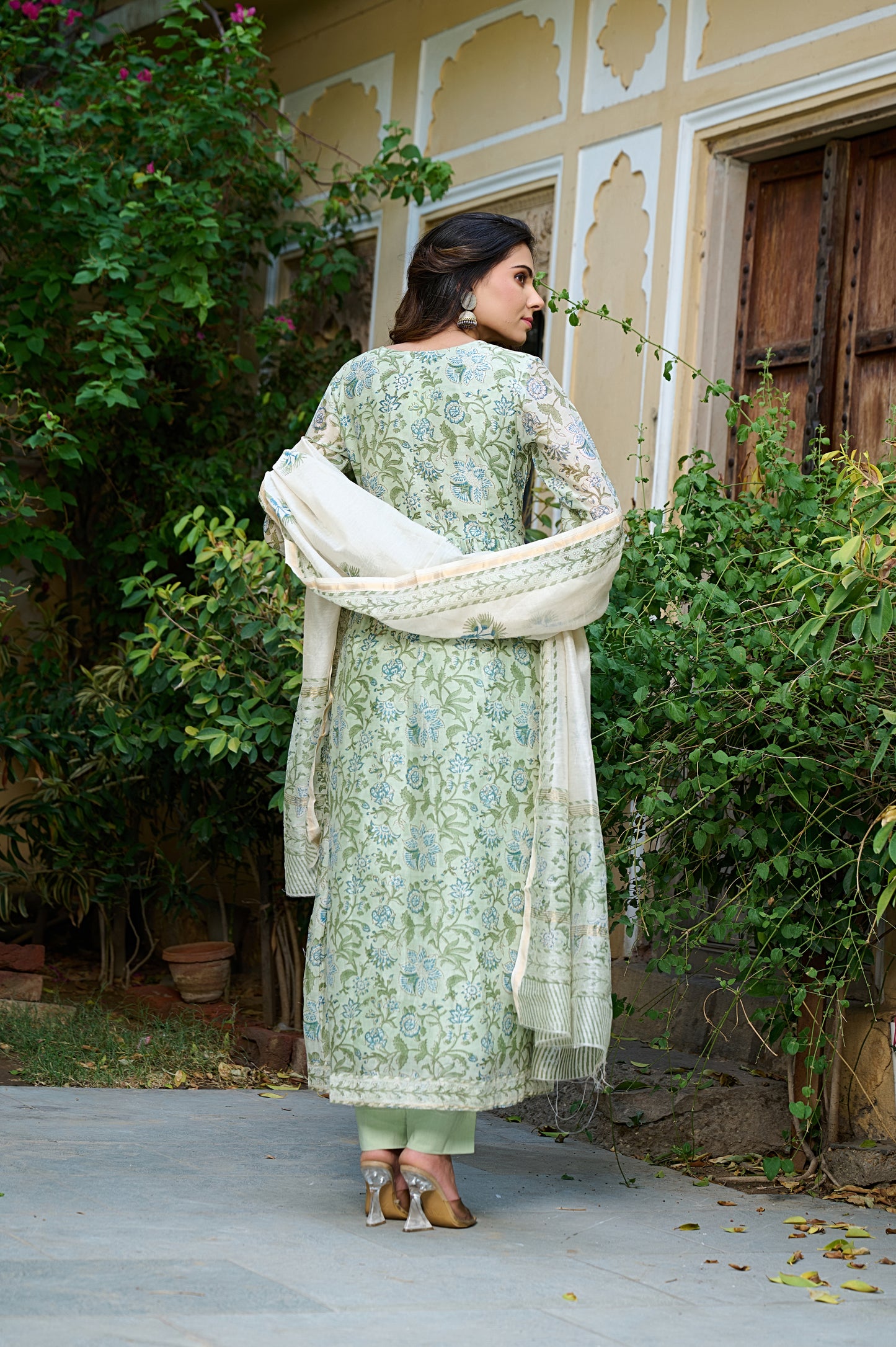 Chanderi Silk Suit Set