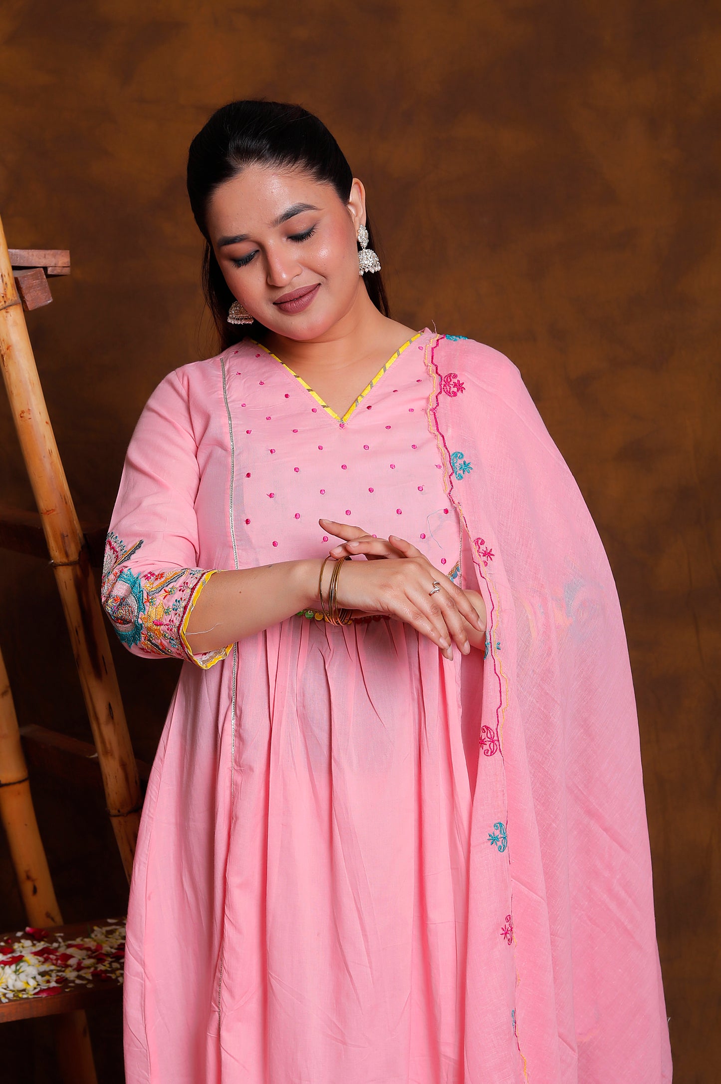 Blush Petal 3 Piece Suit Set