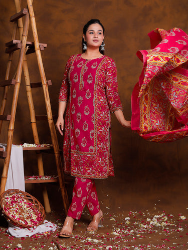 Basanti Gulbahar 3 Piece Suit Set