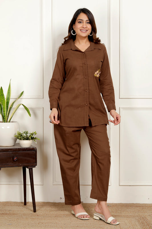 Russet Co-ord Set For Women