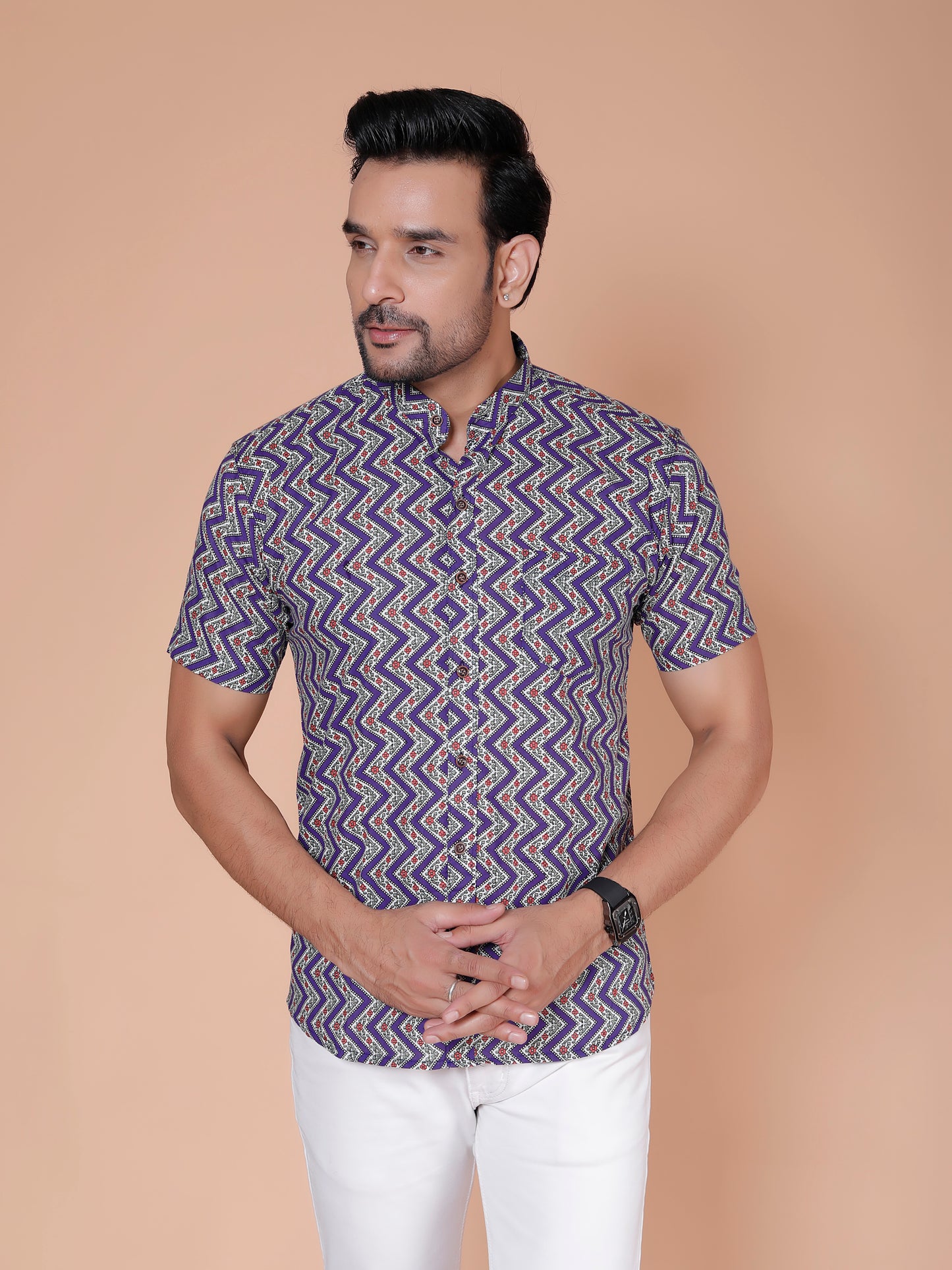 Blue Casual Shirt For Men
