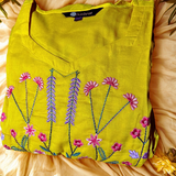 SUTA - MUL COTTON EMBROIDERED FROCK