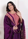 The Royal Purple - Simmer Silk Suit Set