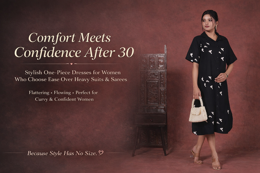One-Piece Frock Style Dress – Comfort &amp; Confidence After 30 💙
