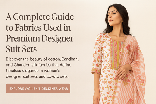 Why Fabric Matters in Designer Ethnic Wear