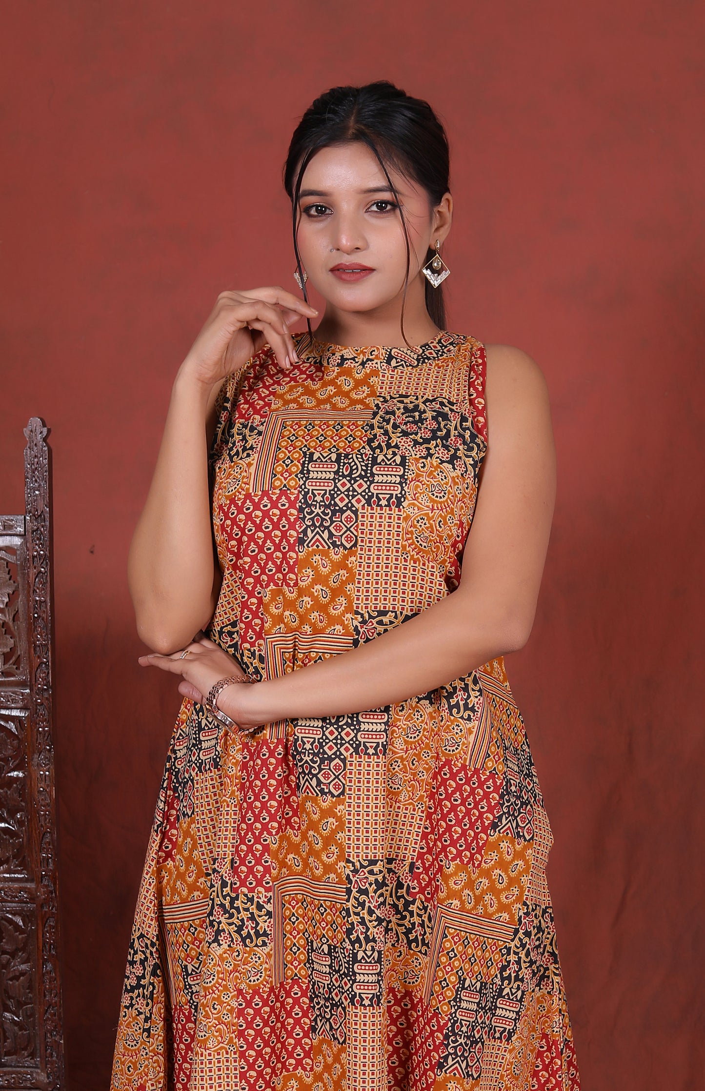 Patch print Earthyco-ord set