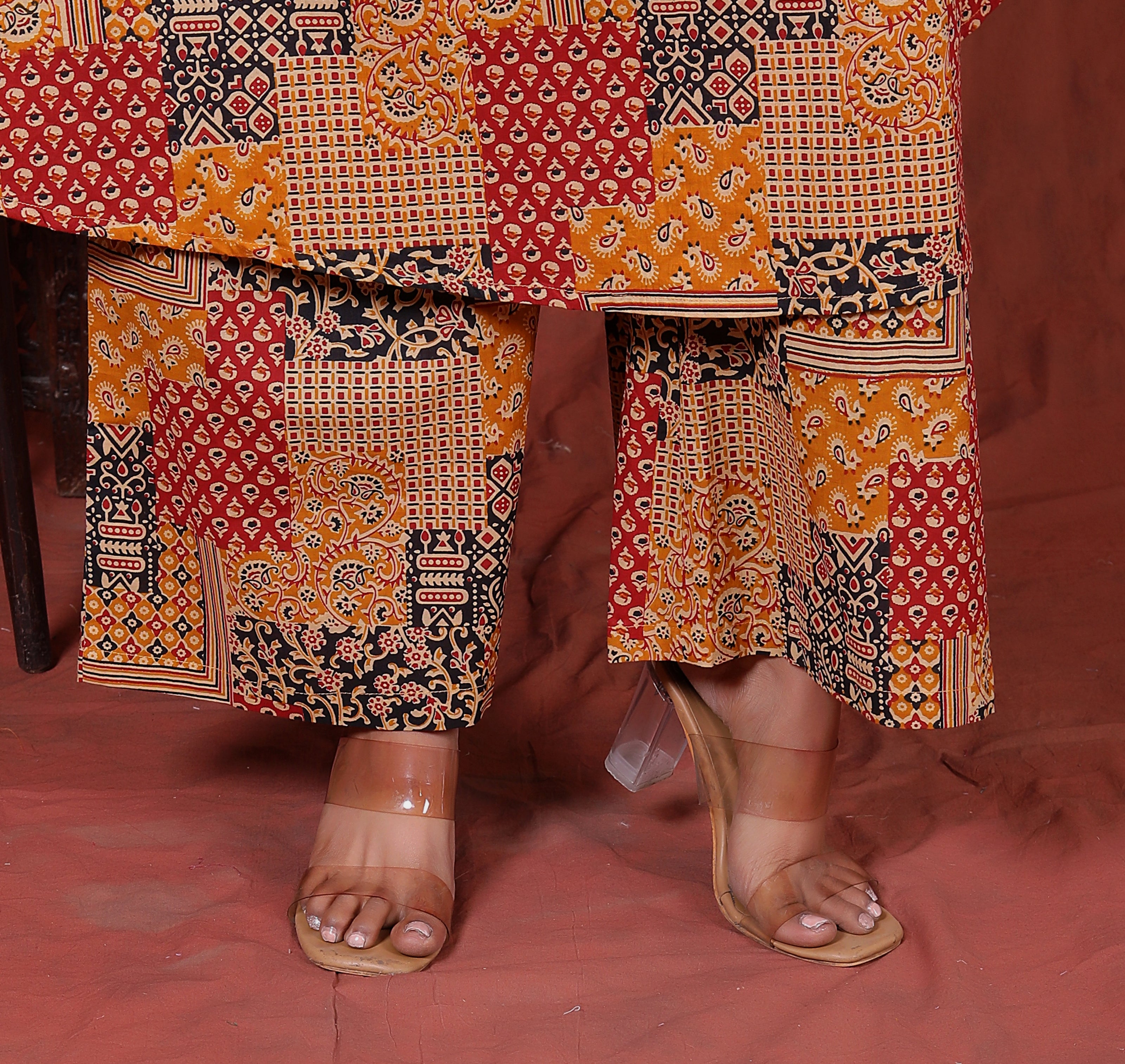 Patch print Earthy co-ord set