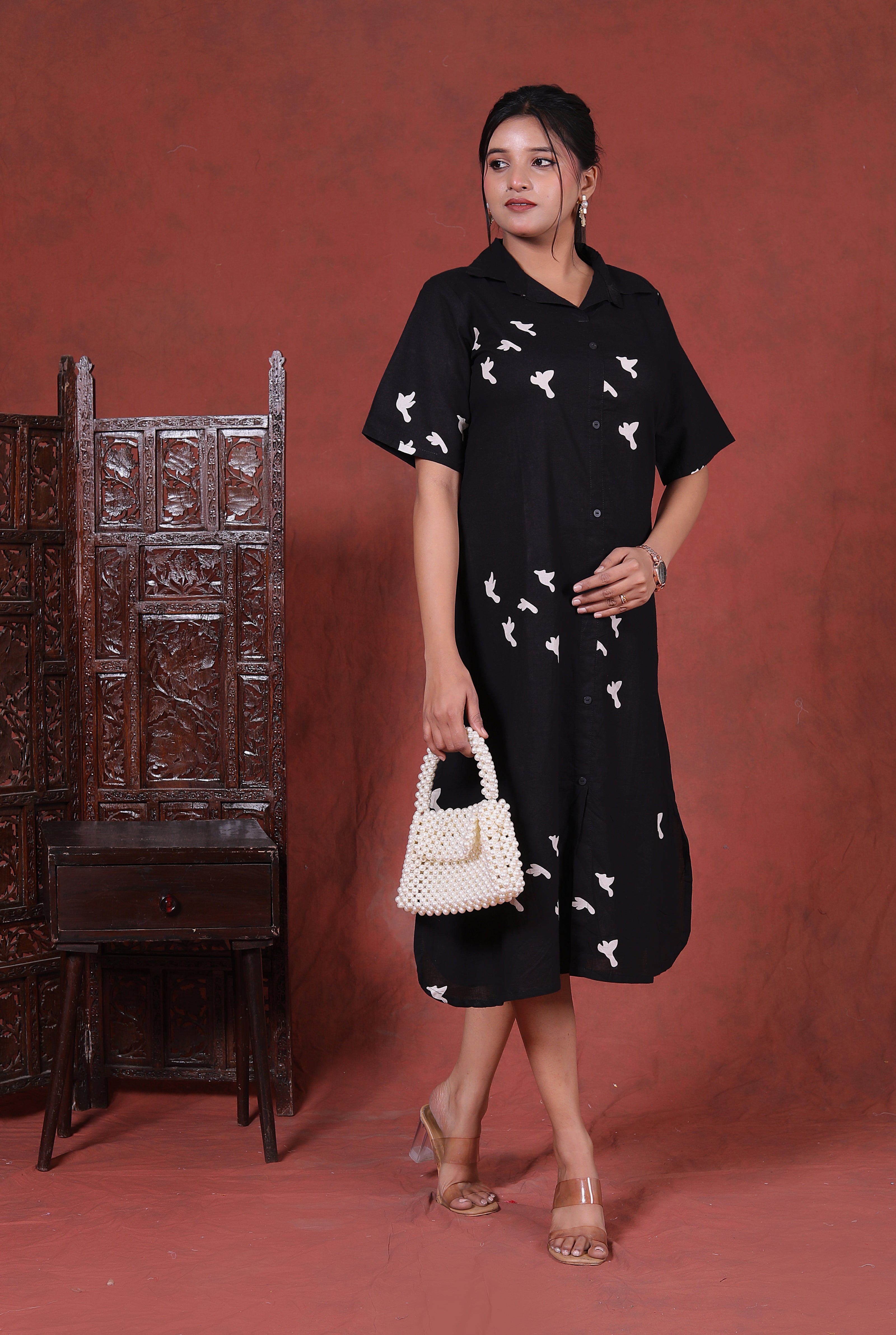Dove Dress Black