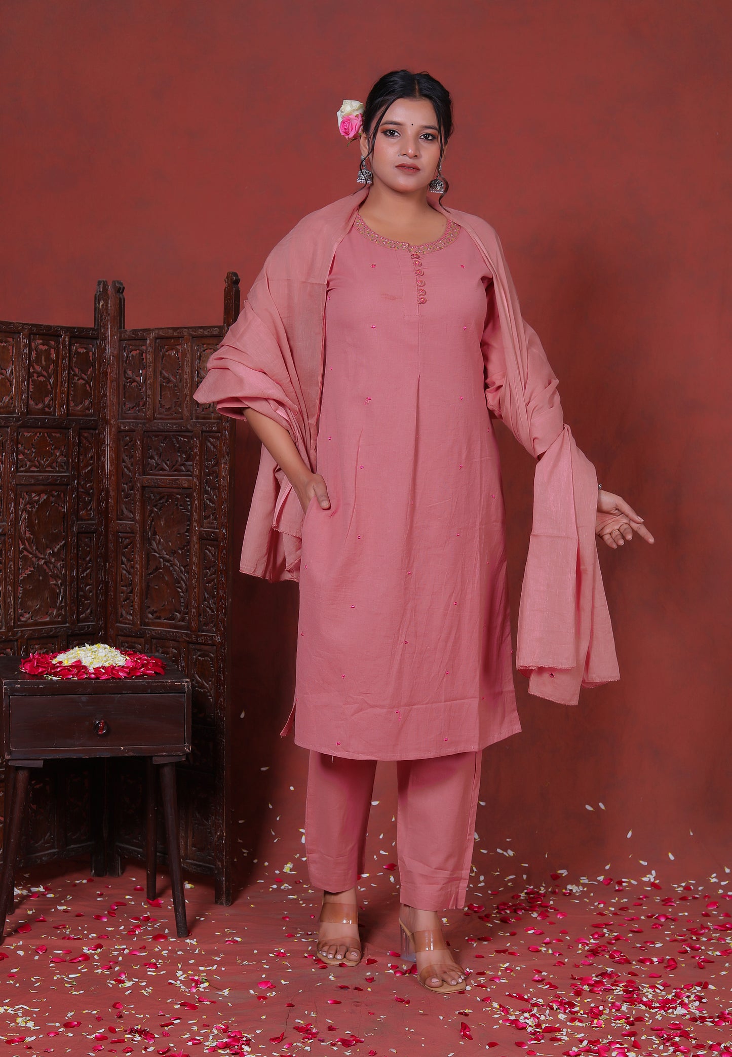 Muted Rosewood Suit Set