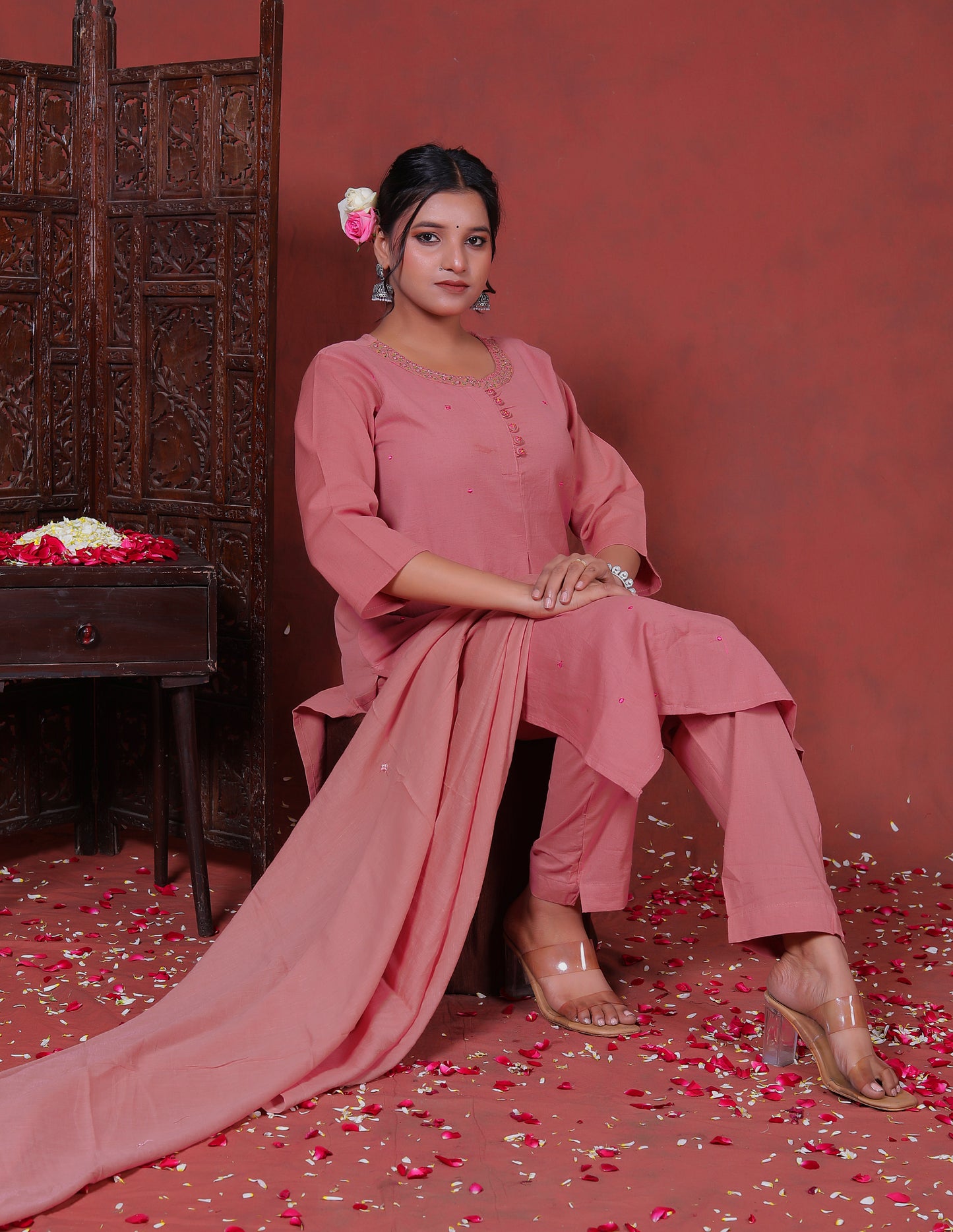 Muted Rosewood Suit Set