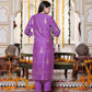 Amethyst Colour Chanderi Suit 3 Piece Set - (Grace in every thread. Elegance in every occasion.)