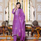 Amethyst Colour Chanderi Suit 3 Piece Set - (Grace in every thread. Elegance in every occasion.)
