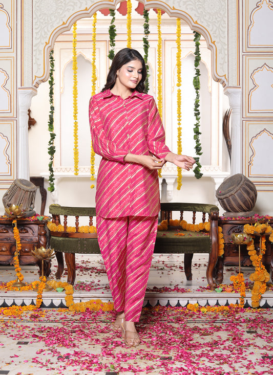 Rajsi Bandhej Rose Red