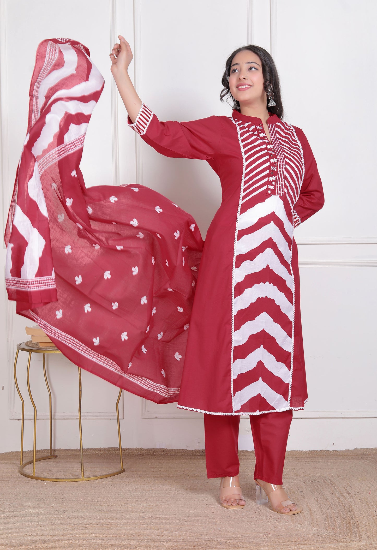 Gulnar 3 Piece Suit Set