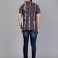 Boho Streak Half Sleeve Shirt – Light on your skin, heavy on style – pure cotton done right.