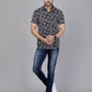 Urban Black & White Cotton Shirt Half Sleeves - Let your shirt breathe style, comfort, and culture.