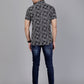 Urban Black & White Cotton Shirt Half Sleeves - Let your shirt breathe style, comfort, and culture.