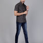 Midnight Floral Handcrafted Cotton Shirt - Designed for movement, made for moments – wear the vibe.