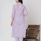 Embroidered Cotton Suit Set 