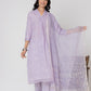 Embroidered Cotton Suit Set 