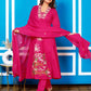 MUL COTTON EMBROIDERED SUIT SET