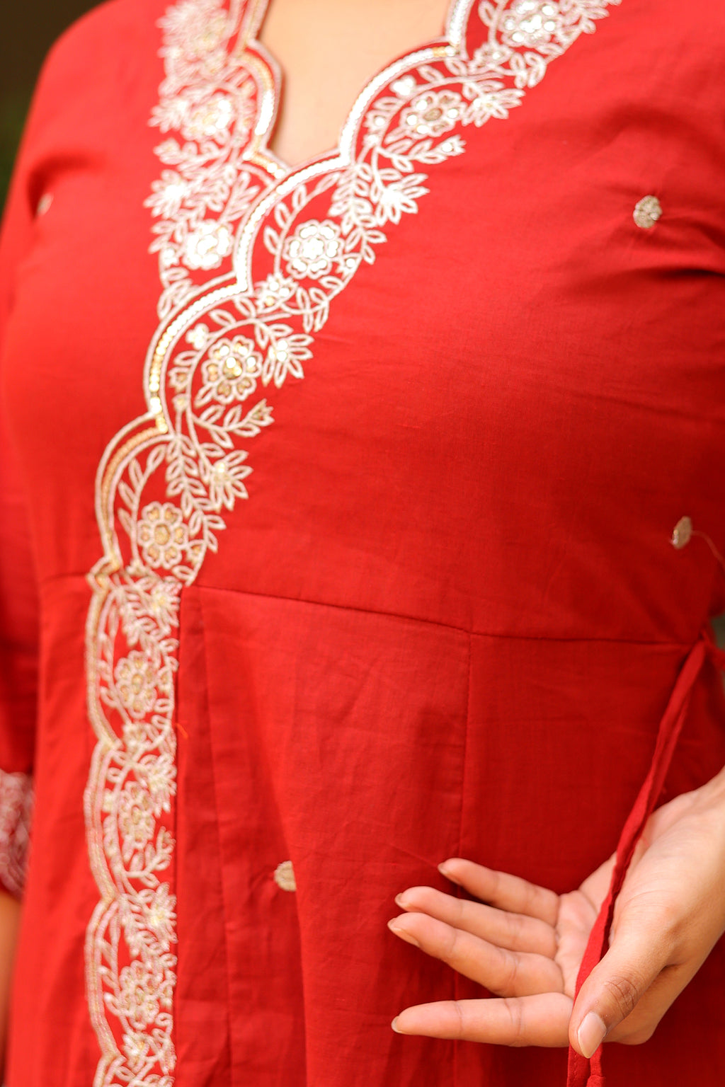 Ambrue Ruby Red Suit Set