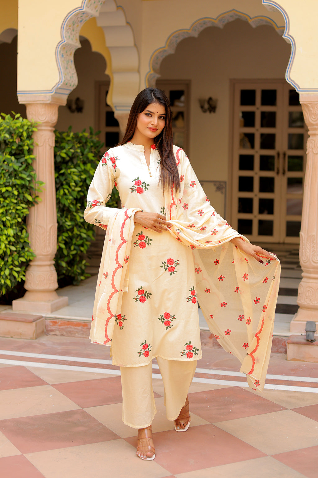 Ambrue Rose Bloom Suit Set