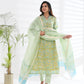Chanderi Embroidered Suit Set