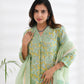 Green Embroidered Suit Set