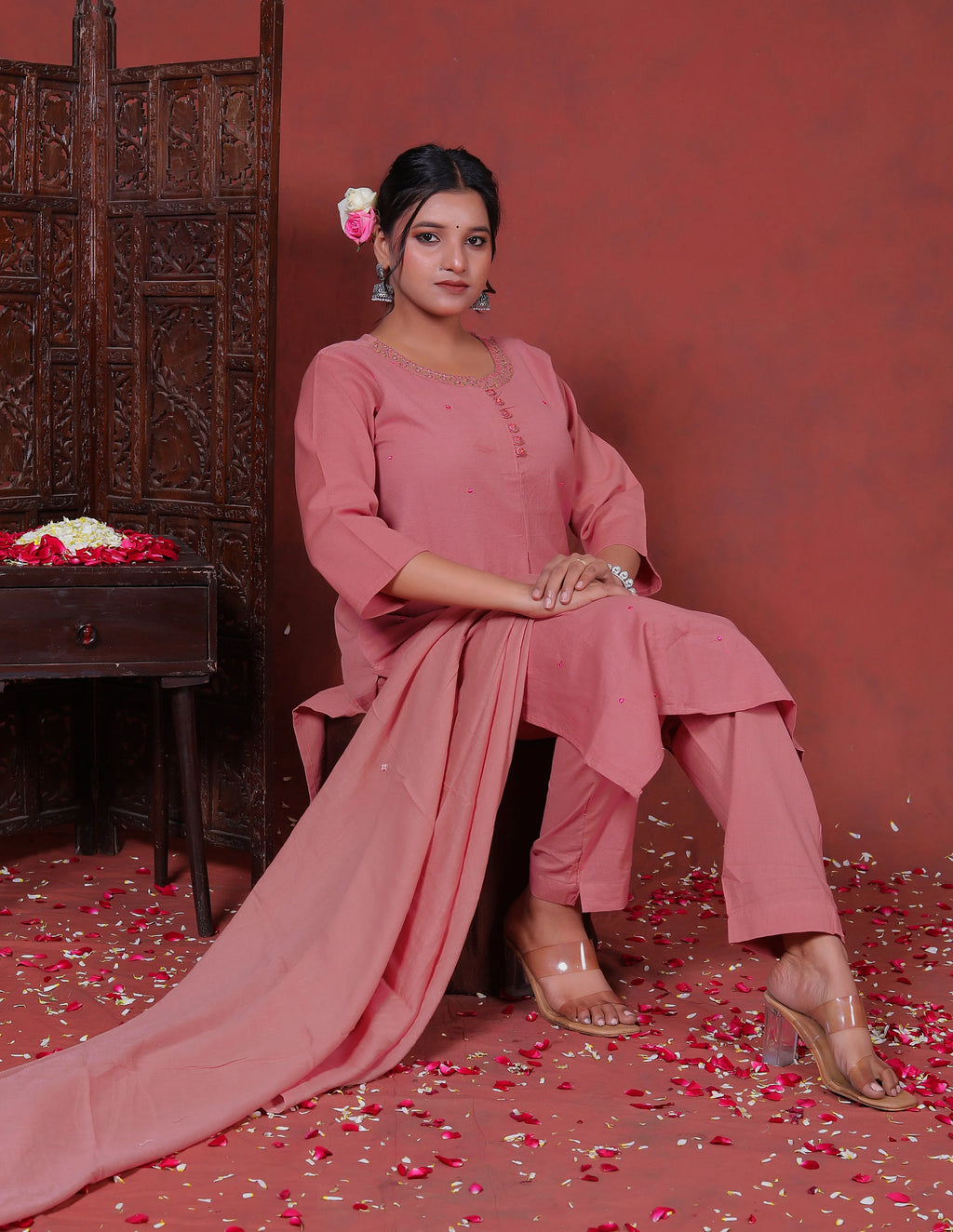 Muted Rosewood Suit Set