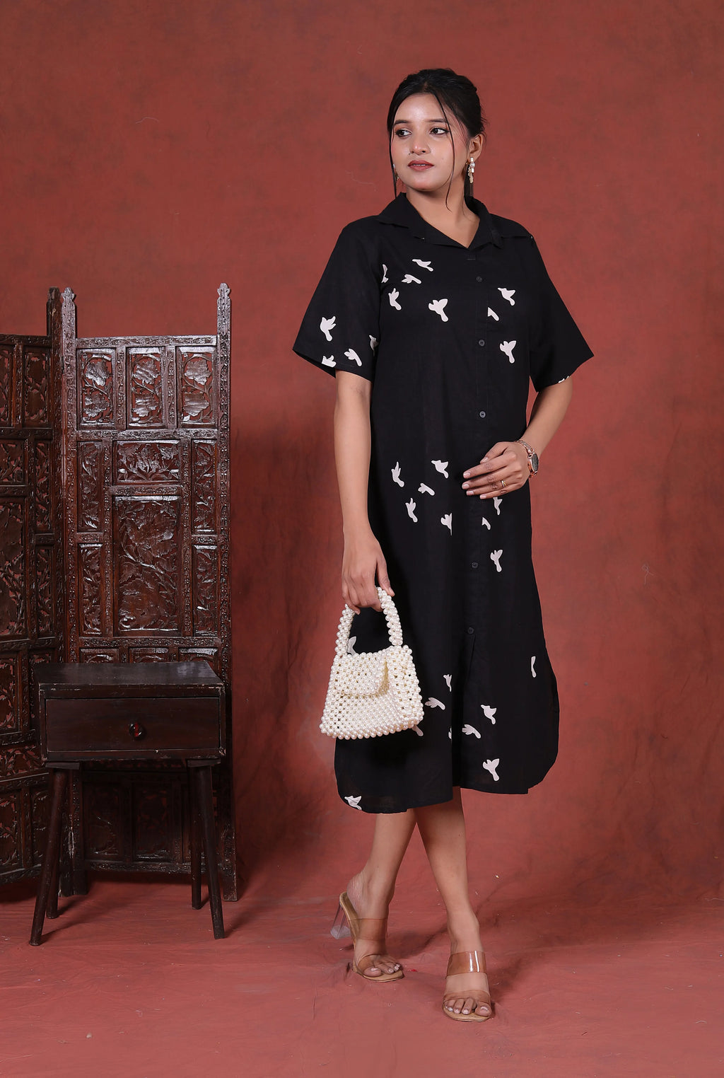 Dove Dress Black