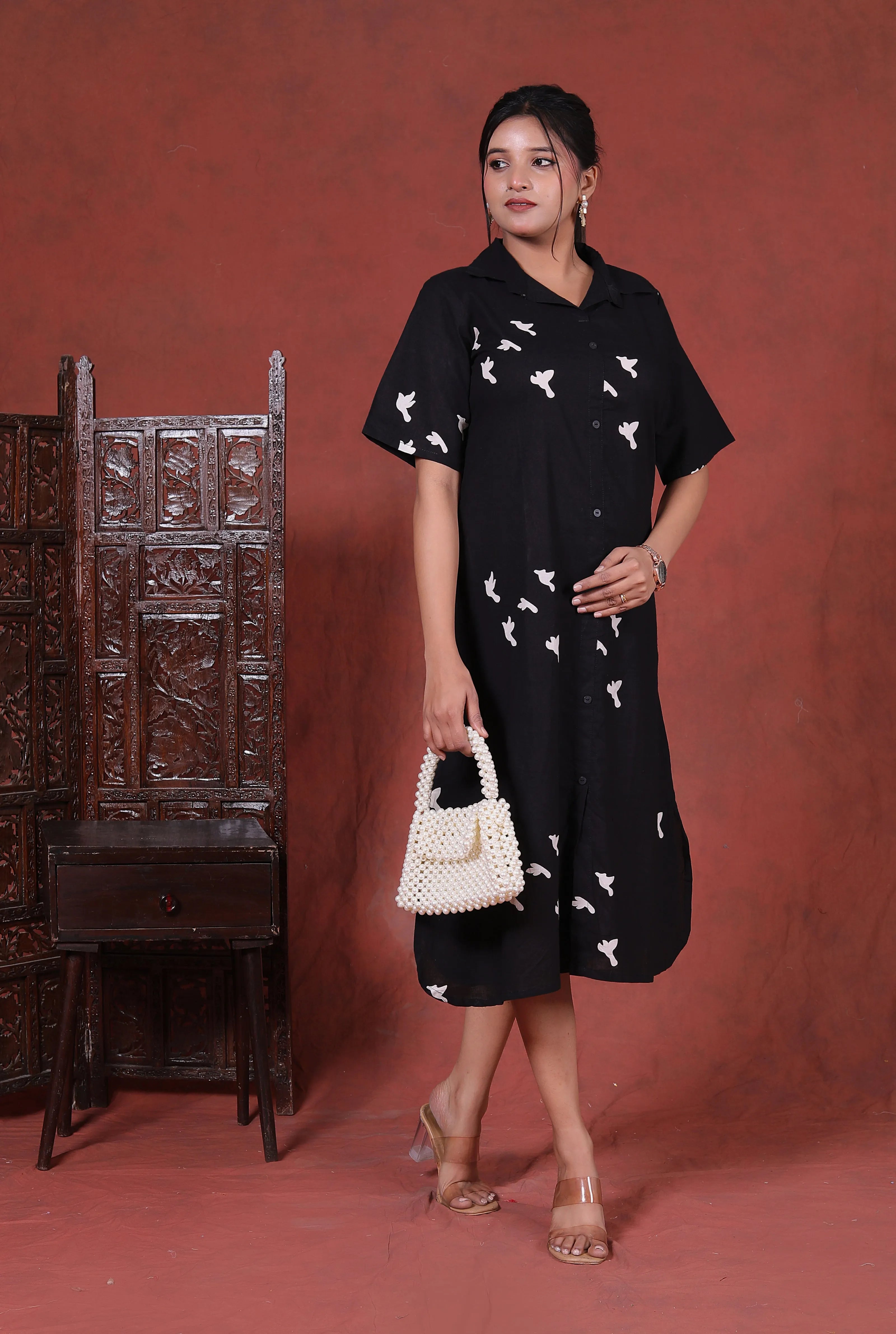 Dove Dress Black