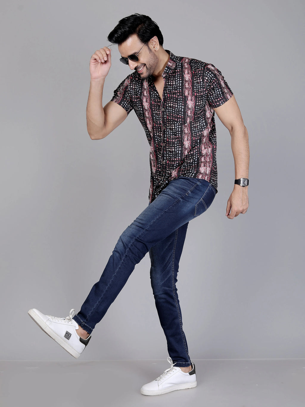Printed Half Sleeve Shirt For Men