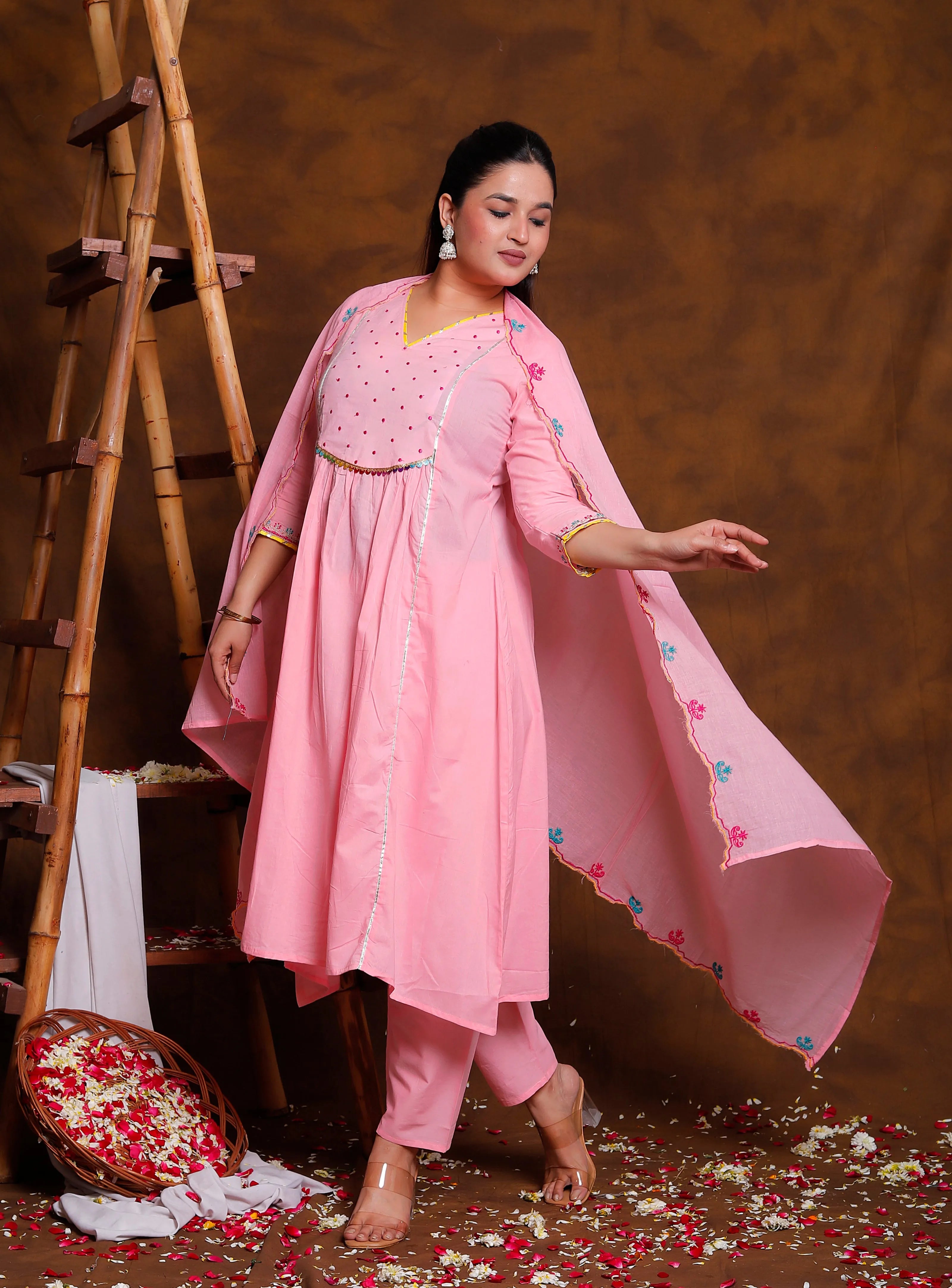 Blush Petal 3 Piece Suit Set