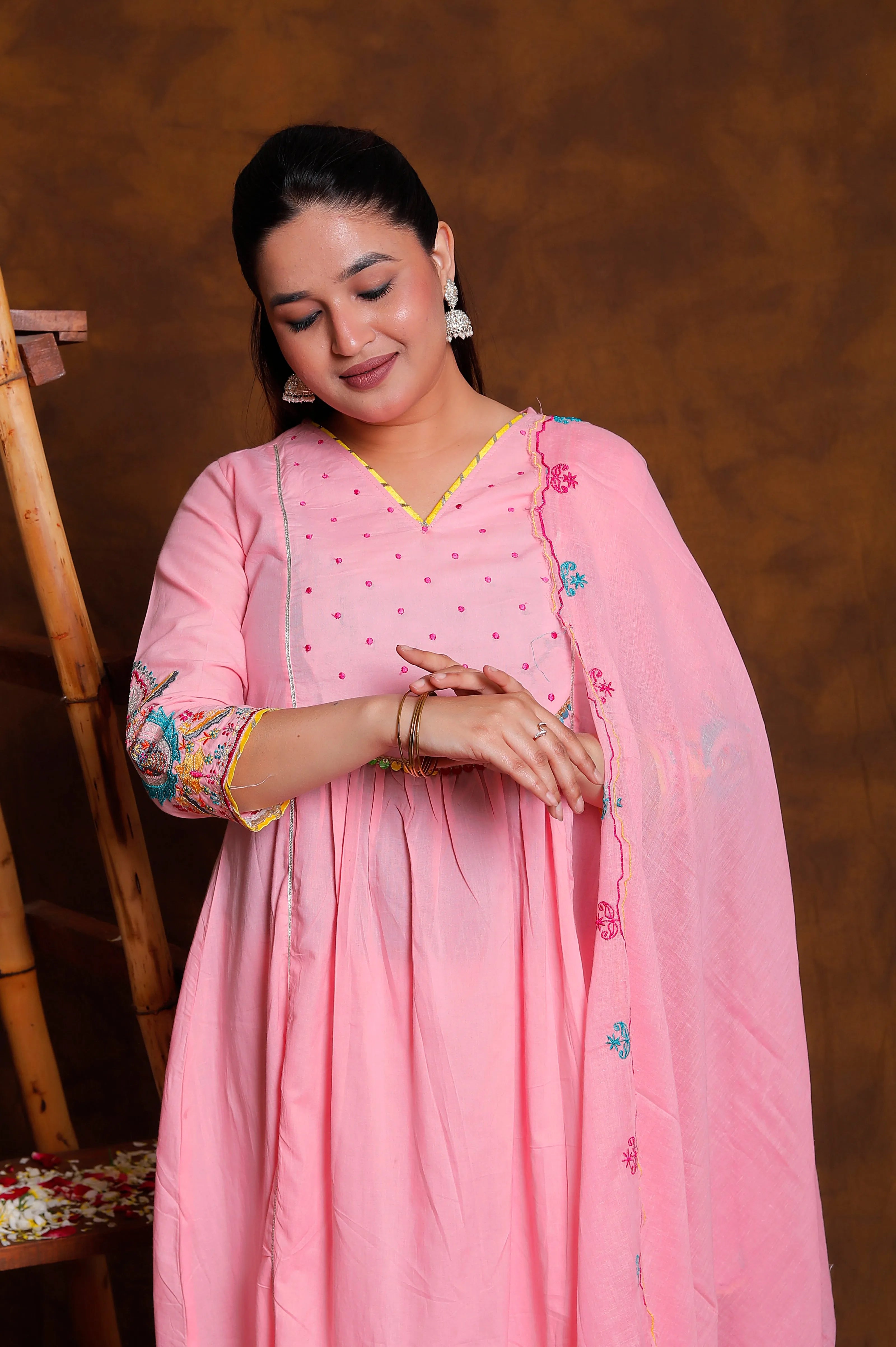 Blush Petal 3 Piece Suit Set