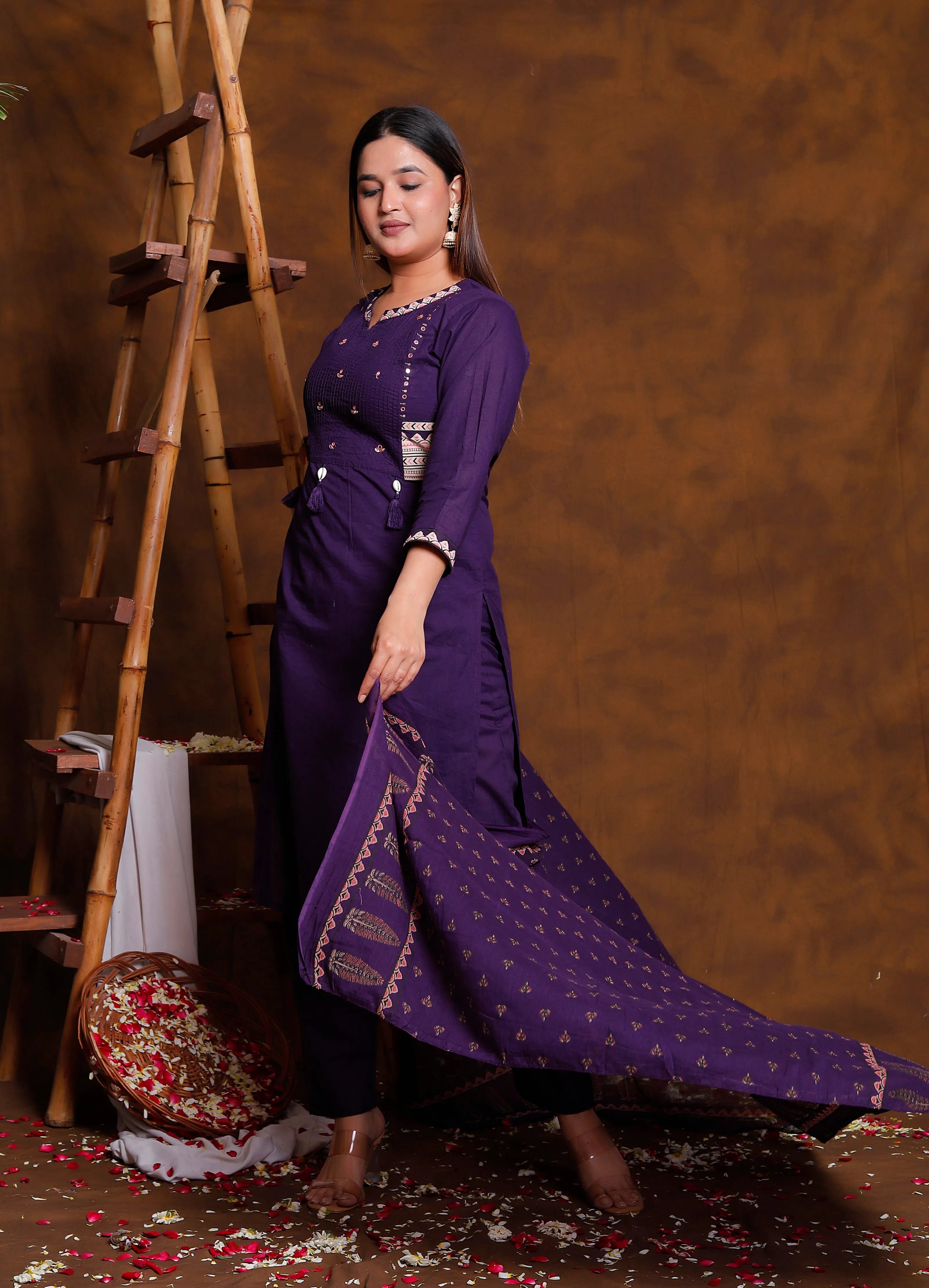Velvet Amethyst 3 Piece Suit Set