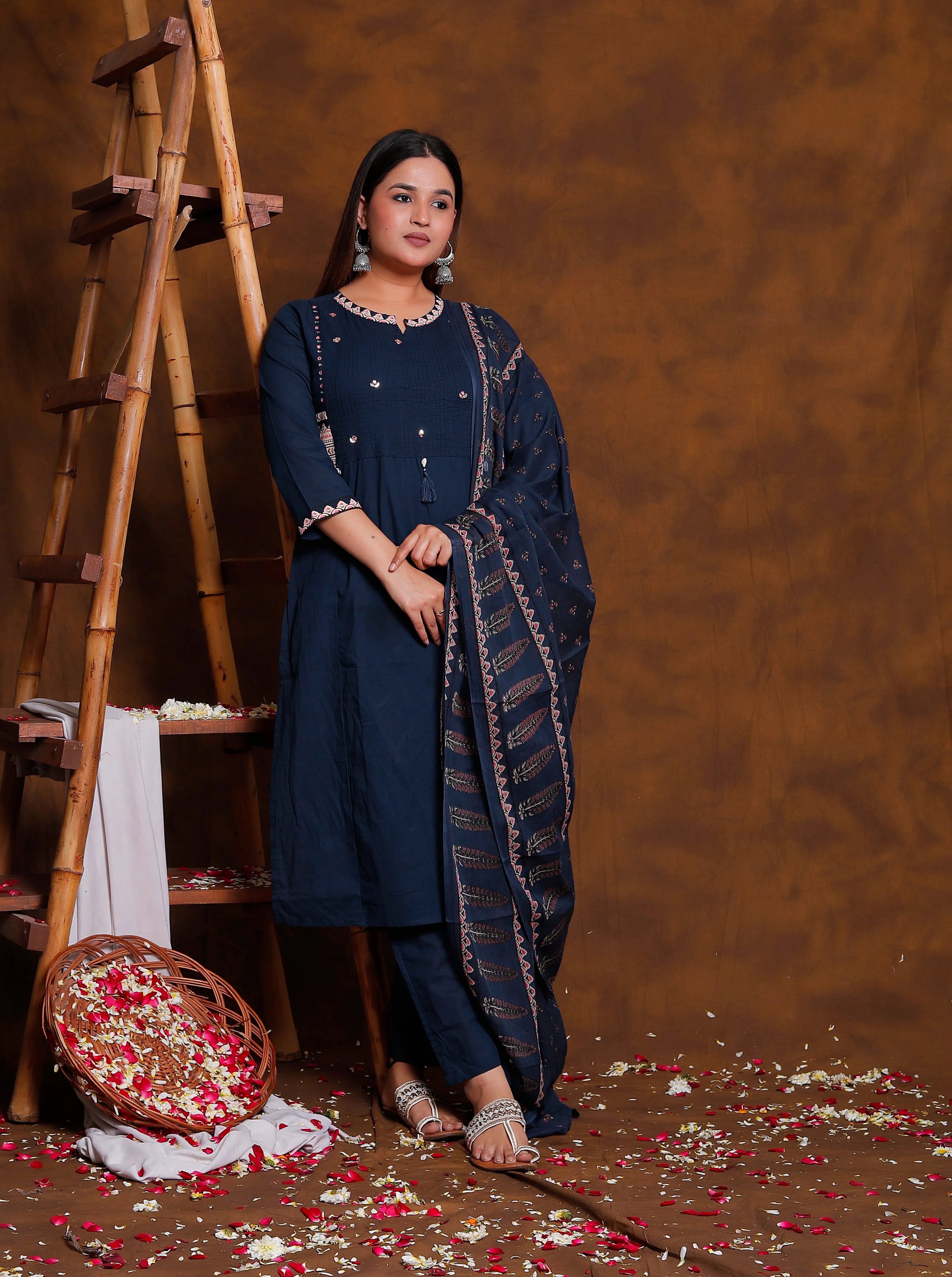 Royal Blue 3 Piece Suit Set