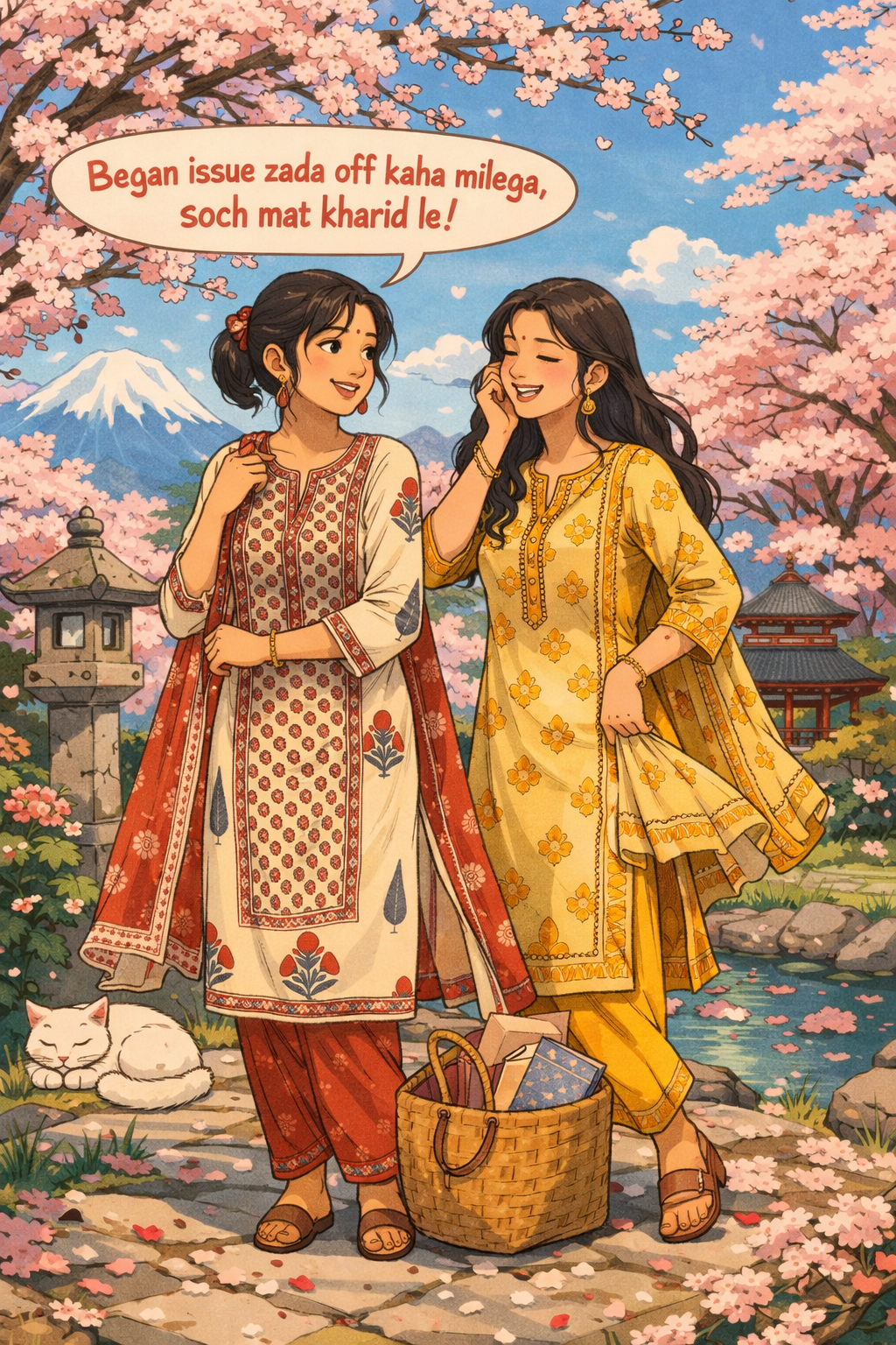 Mudra Earth Hand Block Print Suit Set