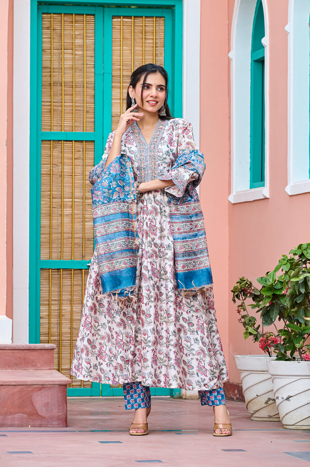 Anarkali Suit Set For Women
