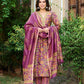 Floral Chanderi Suit Set For Women