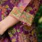 Floral Chanderi Suit Set For Women