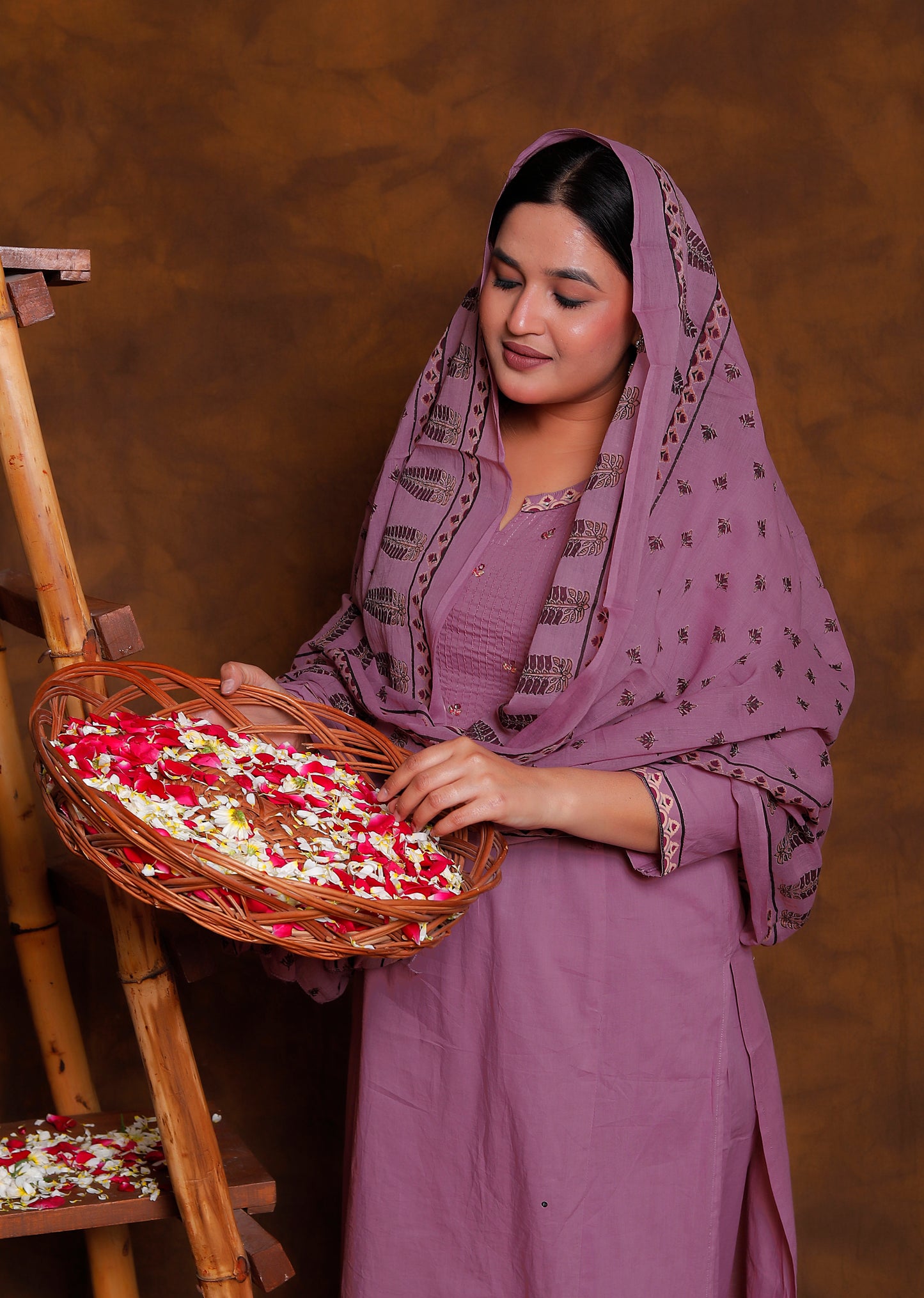 Antique Mauve 3 Piece Suit Set