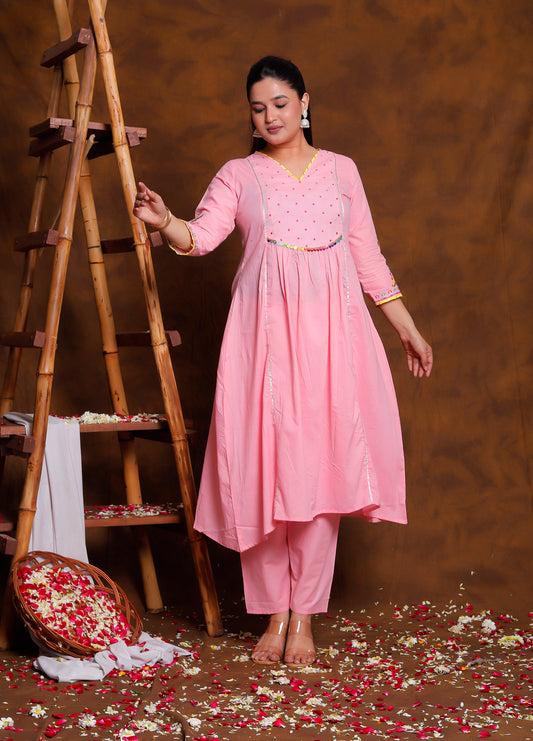 Blush Petal 3 Piece Suit Set