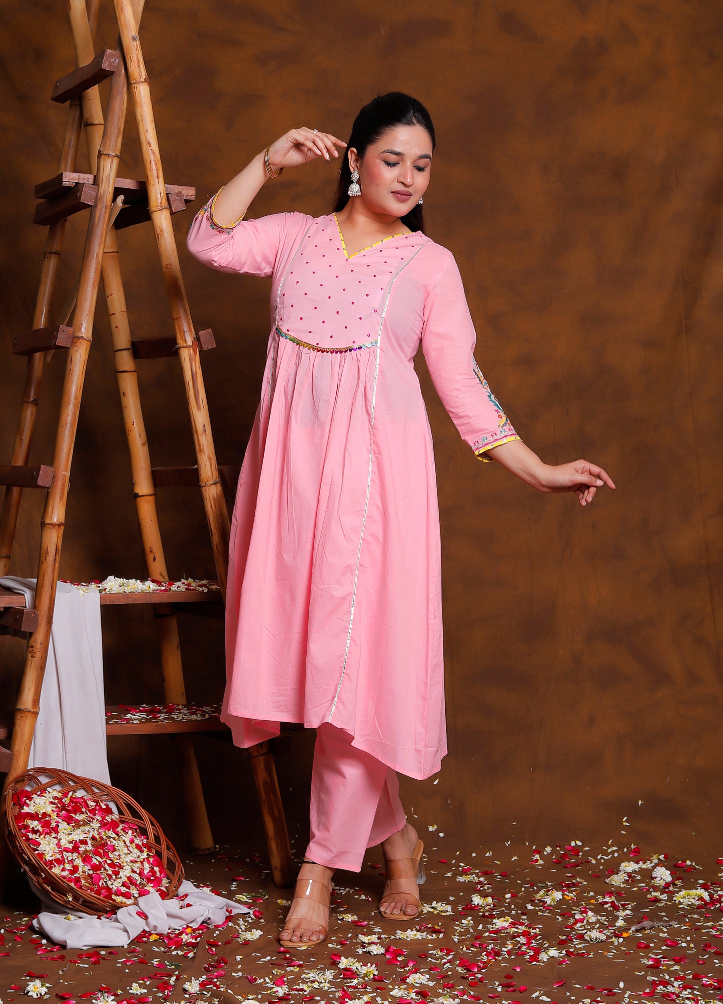 Blush Petal 3 Piece Suit Set