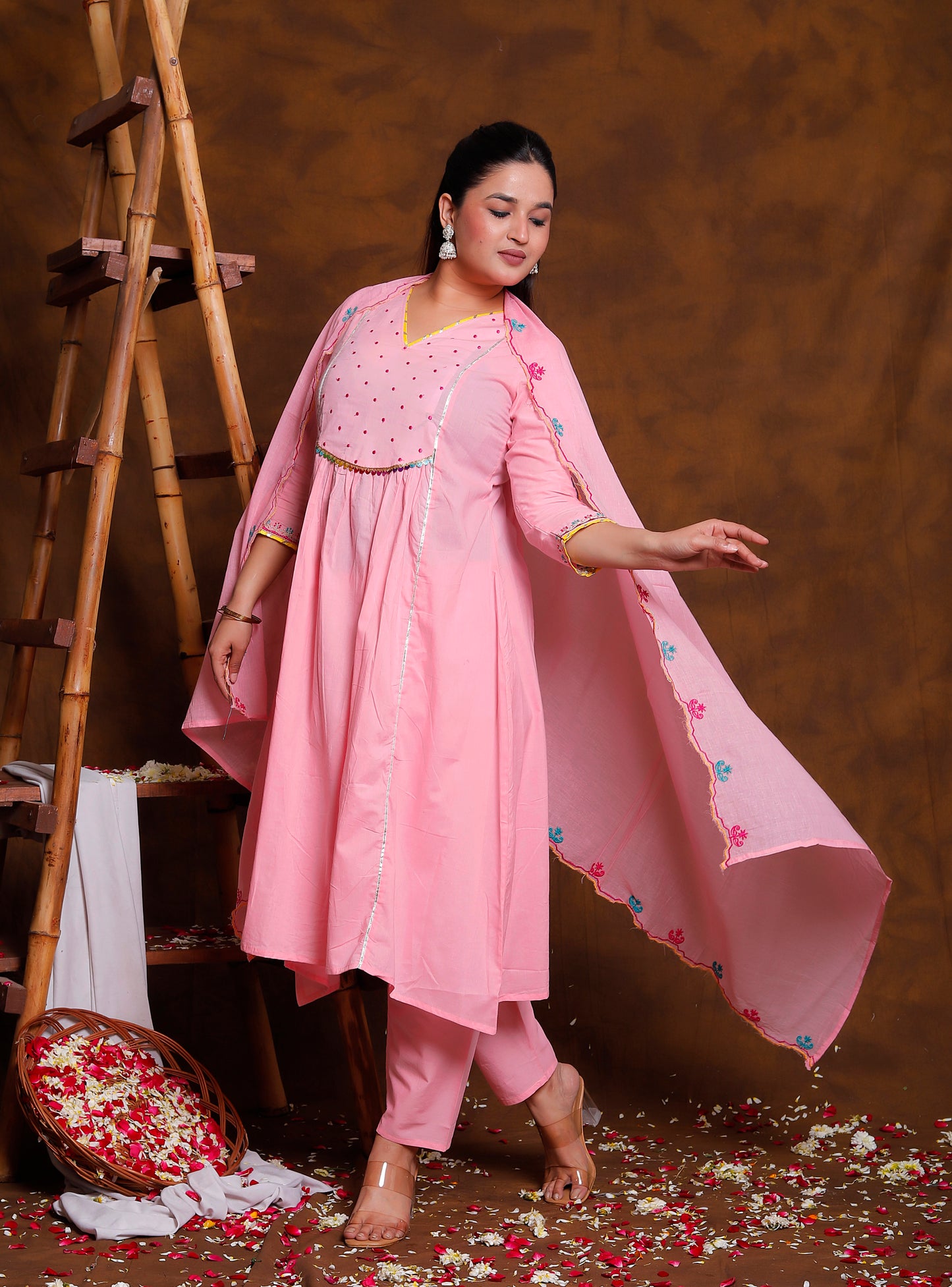 Blush Petal 3 Piece Suit Set